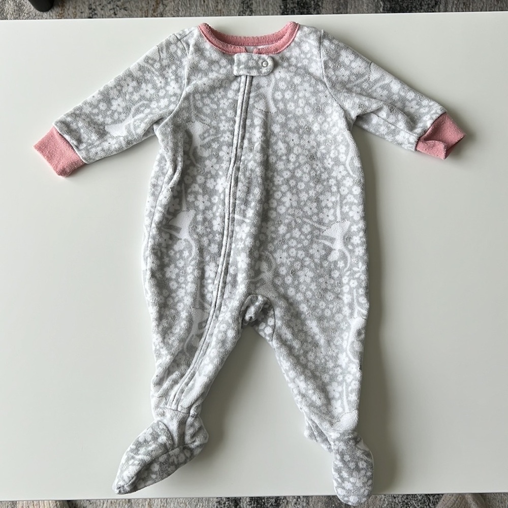 3/$15 Carter’s fleece footie